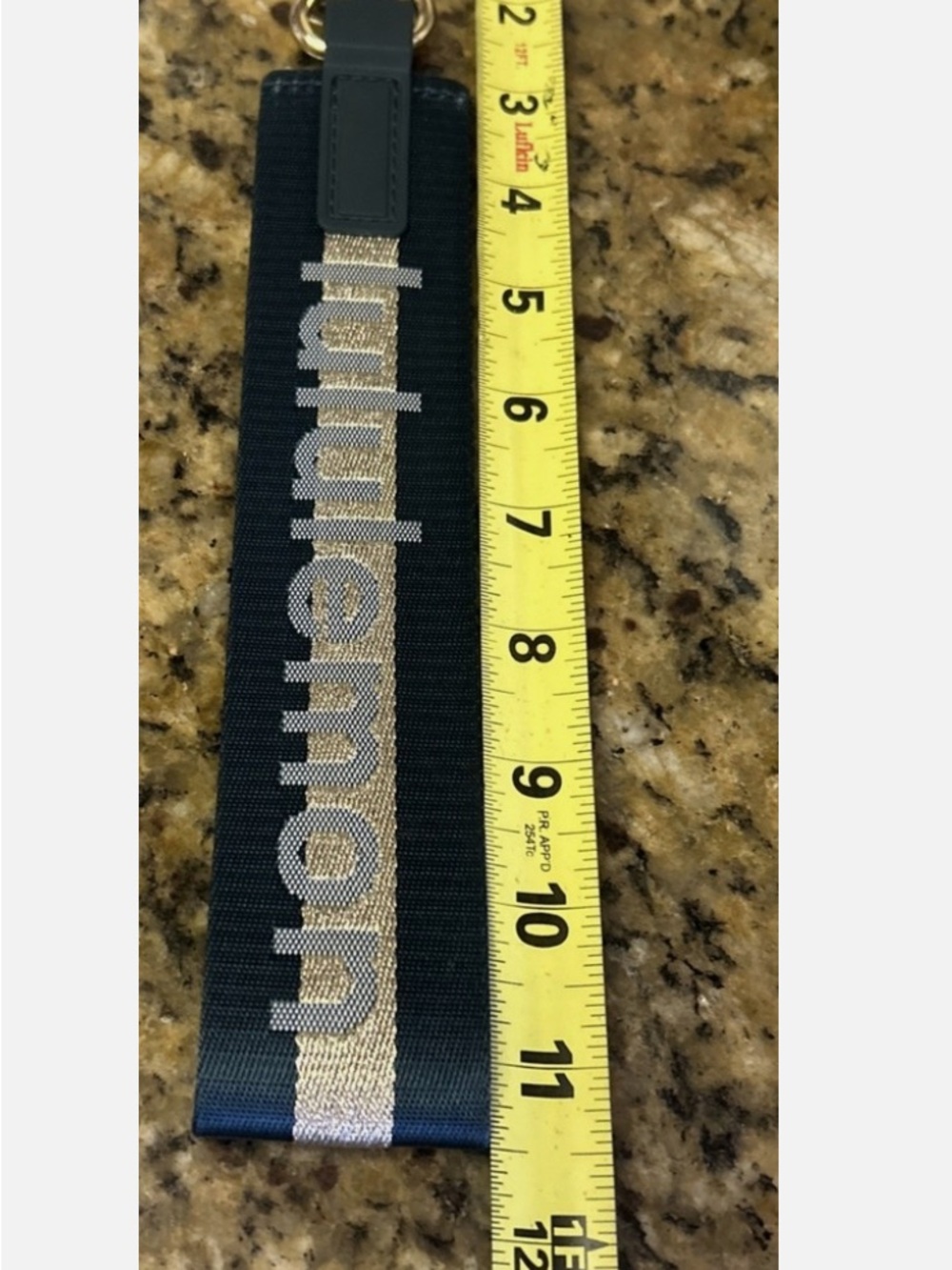 Lululemon Webbing Key Strap with Gold Hardware - Picture 5 of 5